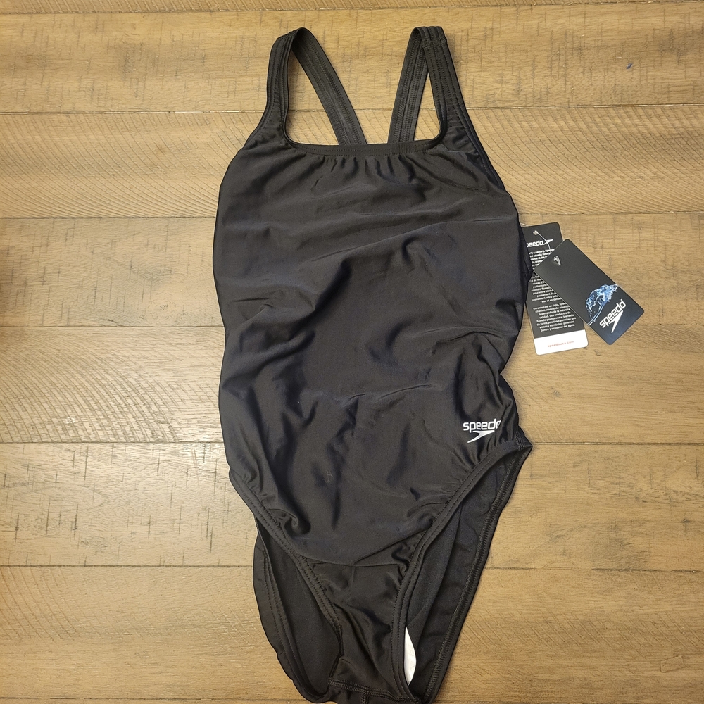 Speedo Black One-Piece Swimsuit